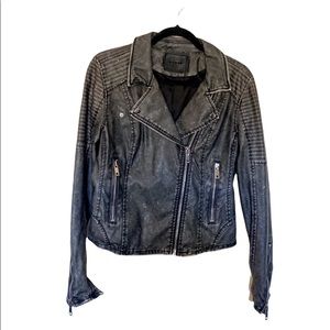 BLANK NYC distressed biker jacket - M